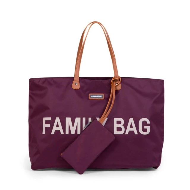 Bag for accessories family bag - aubergine