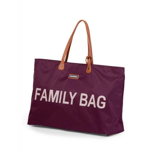Bag for accessories family bag - aubergine