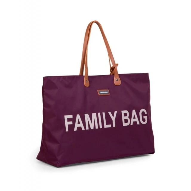Bag for accessories family bag - aubergine