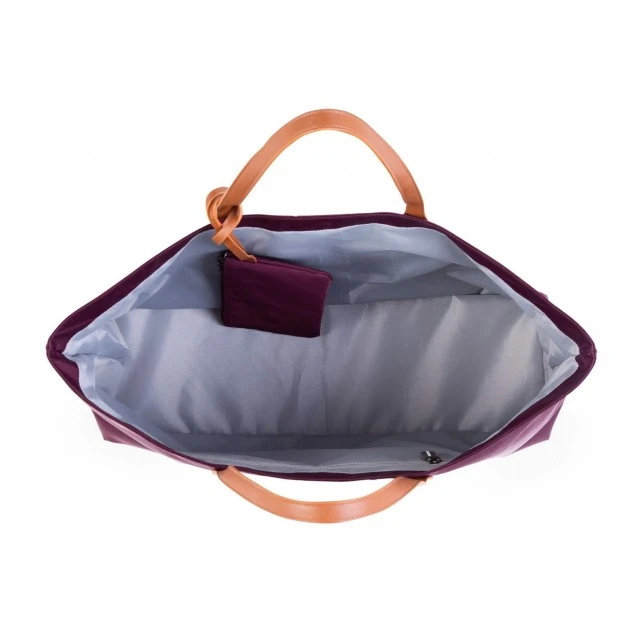 Bag for accessories family bag - aubergine