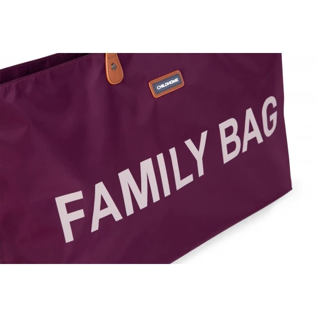 Bag for accessories family bag - aubergine