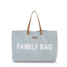 Чанта Family Bag сиво/бяло