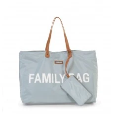 Чанта Family Bag сиво/бяло