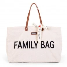 Accessories bag family bag - teddy ecru