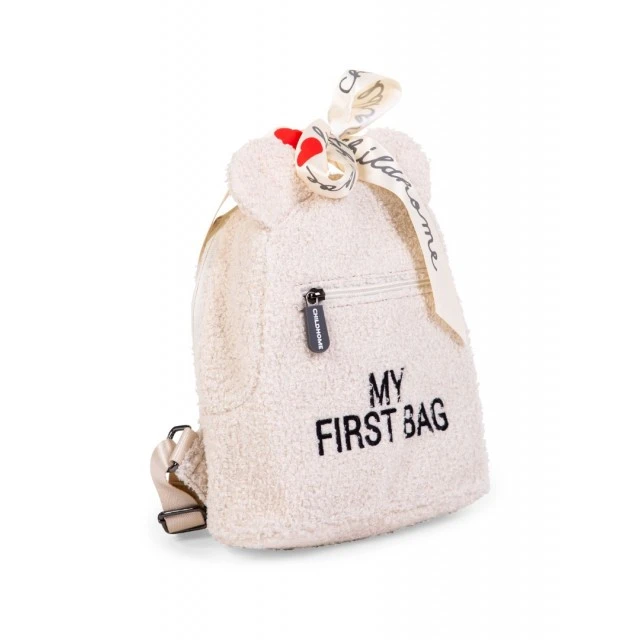Детска раница my first bag - teddy екрю