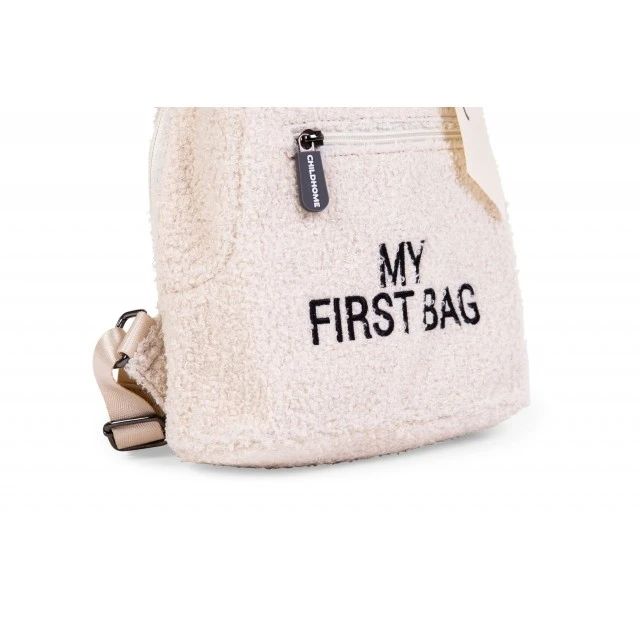 Детска раница my first bag - teddy екрю