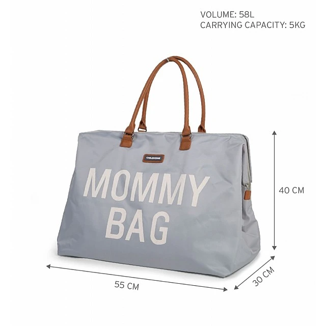 Mommy Bag grey/ecru