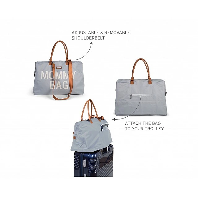 Mommy Bag grey/ecru