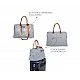 Чанта Mommy Bag сиво/екрю