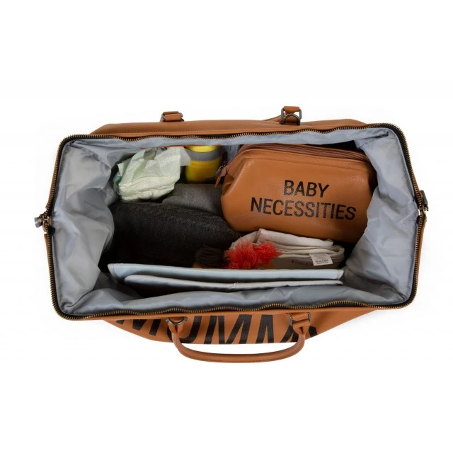 Mommy Bag brown LEATHERLOOK