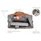 Чанта Mommy Bag кафява LEATHERLOOK