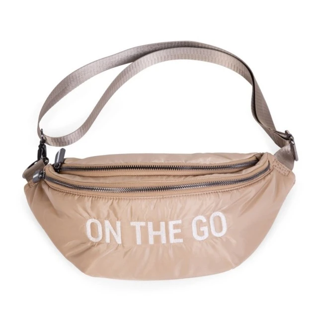 Чанта за кръста banana bag on the go hip bag - бежов шушляк