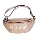 Чанта за кръста banana bag on the go hip bag - бежов шушляк