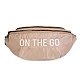 Чанта за кръста banana bag on the go hip bag - бежов шушляк