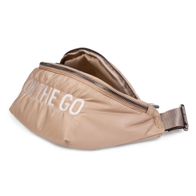 Чанта за кръста banana bag on the go hip bag - бежов шушляк