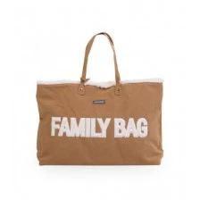 Bag for accessories family bag - suede-look