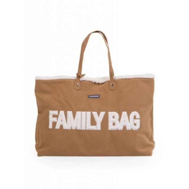 Bag for accessories family bag - suede-look