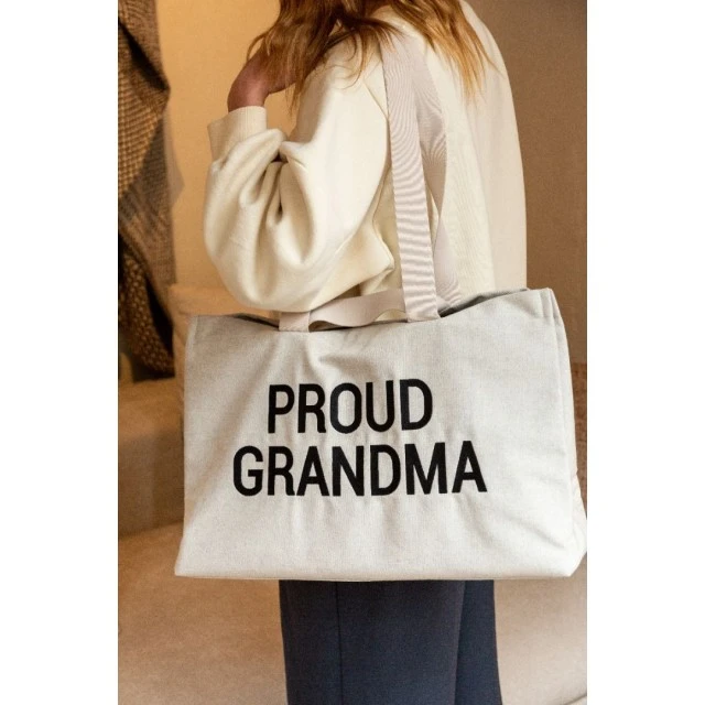 Accessory bag grandma bag - white
