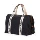 Mommy bag чанта за мама - Signature - черна, релефна