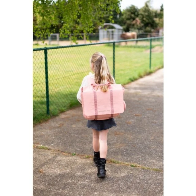 Elegant school bag for girls pink