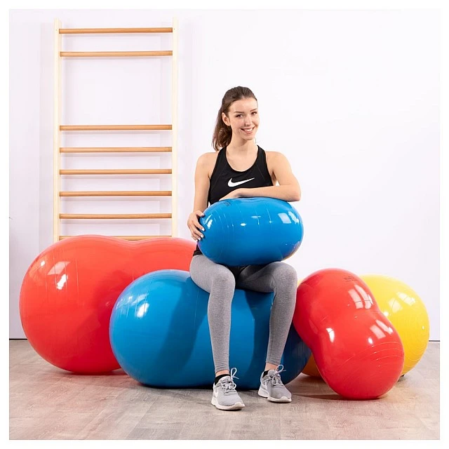 Топка за гимнастика фъстък Physio Roll 70 см