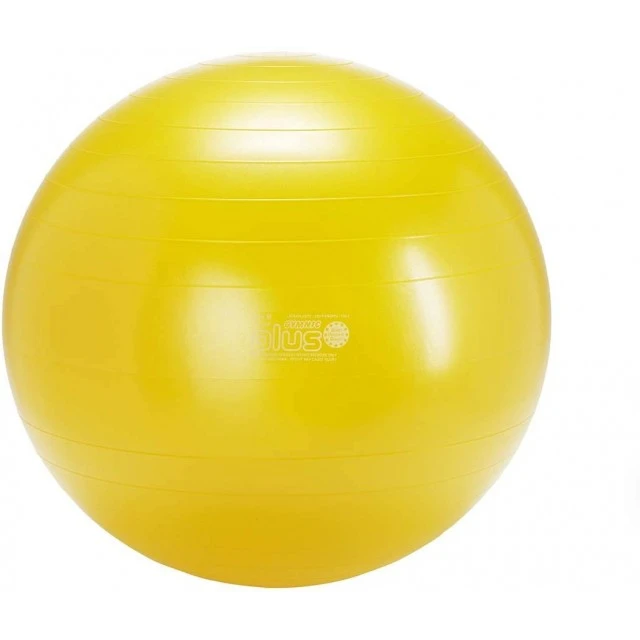 Топка за гимнастика Gymnic Plus 75смBRQ, жълт