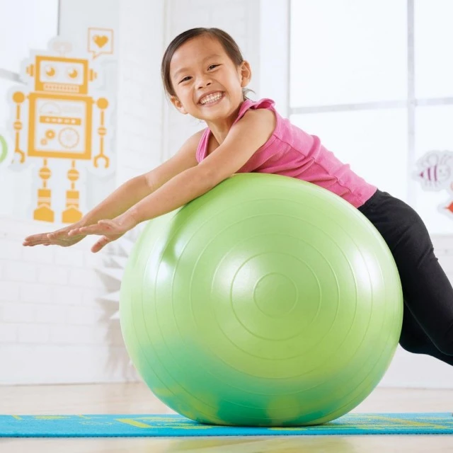 Топка за гимнастика Gymnic Plus 65см BRQ, зелен