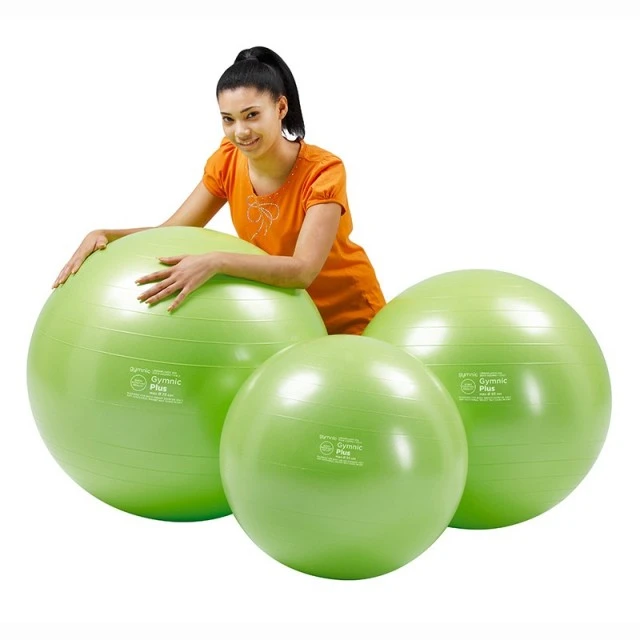 Топка за гимнастика Gymnic Plus 65см BRQ, зелен