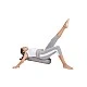 Фитнес ролер Fit-ball Roller 18/75 см сив