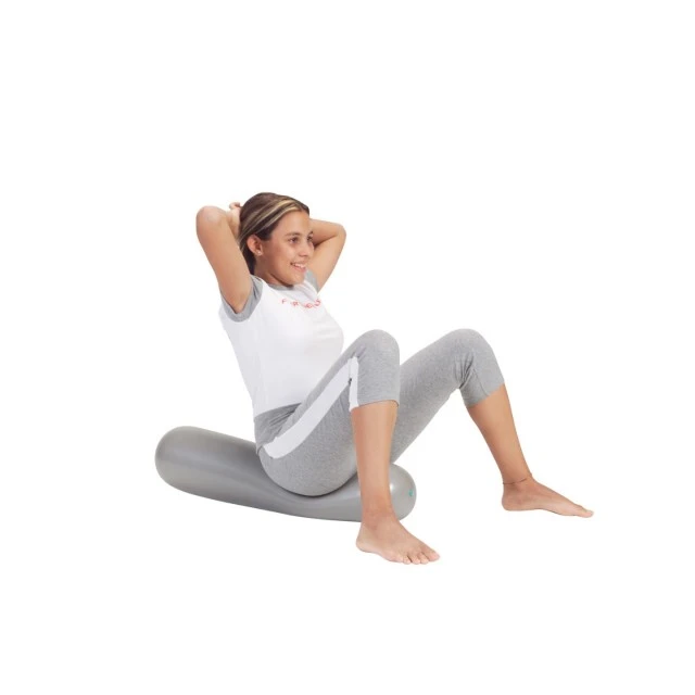 Фитнес ролер Fit-ball Roller 18/75 см сив