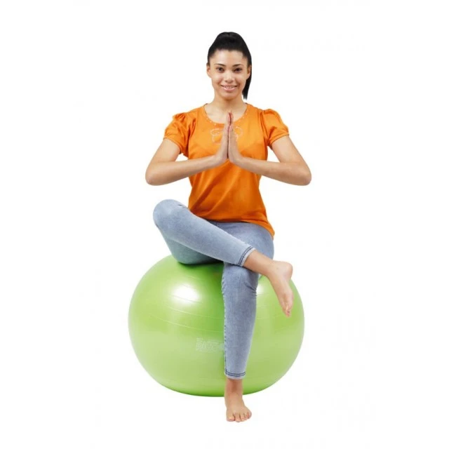 Топка за гимнастика Gymnic Plus 65см BRQ, зелен