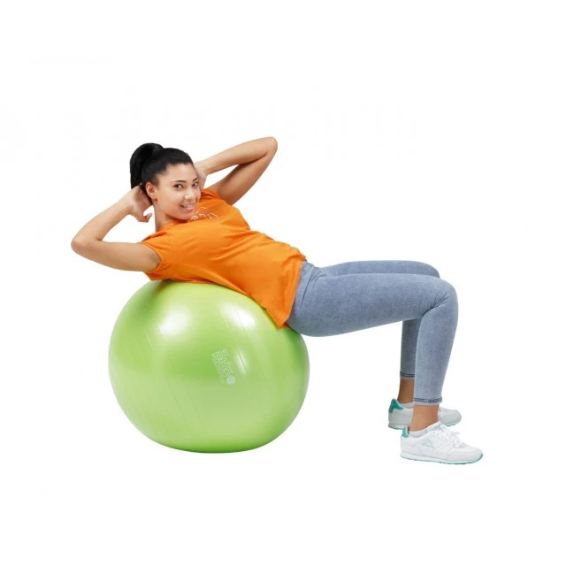 Топка за гимнастика Gymnic Plus 65см BRQ, зелен
