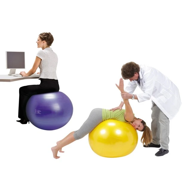 Топка за гимнастика Gymnic Plus 75смBRQ, жълт