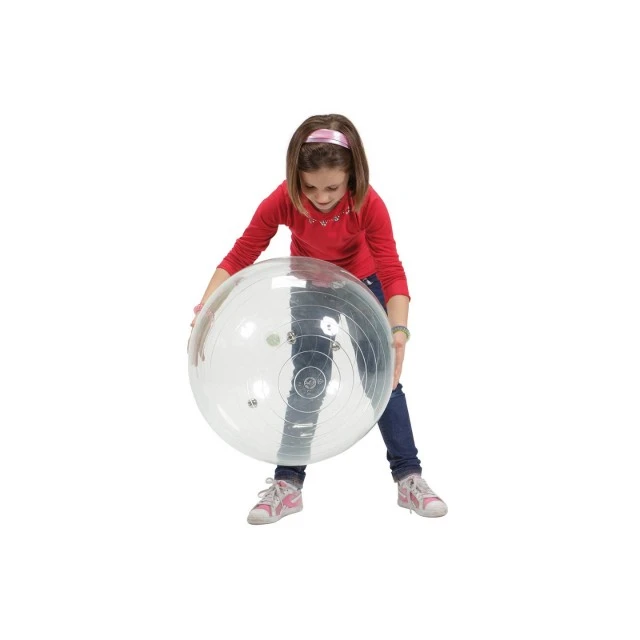 Jinglin’ Ball – transparent ball with bells, Ø50 cm