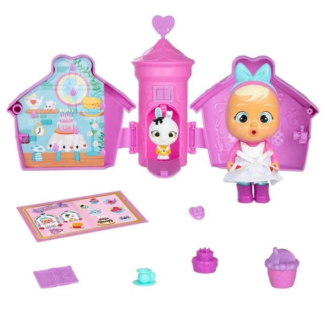 CRYBABIES MAGIC TEARS STORYLAND mini doll with tears in a house