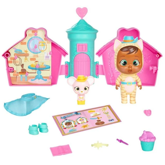 CRYBABIES MAGIC TEARS STORYLAND mini doll with tears in a house