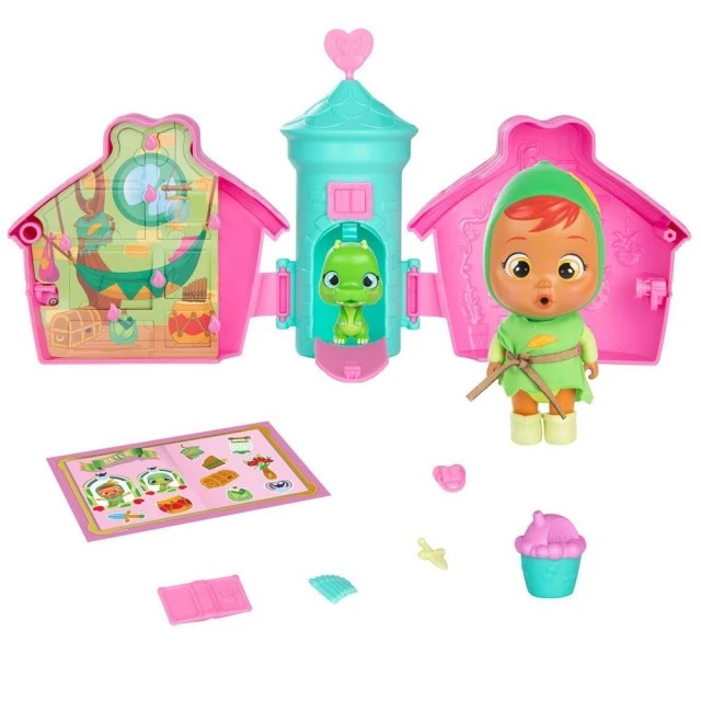 CRYBABIES MAGIC TEARS STORYLAND mini doll with tears in a house