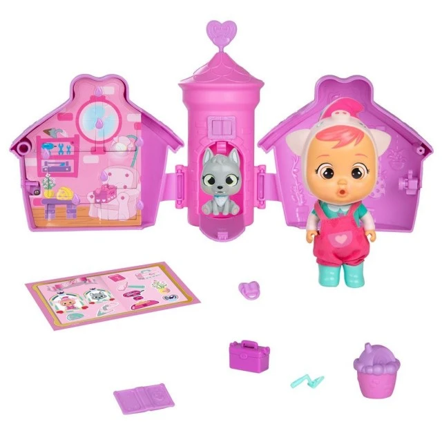 CRYBABIES MAGIC TEARS STORYLAND mini doll with tears in a house