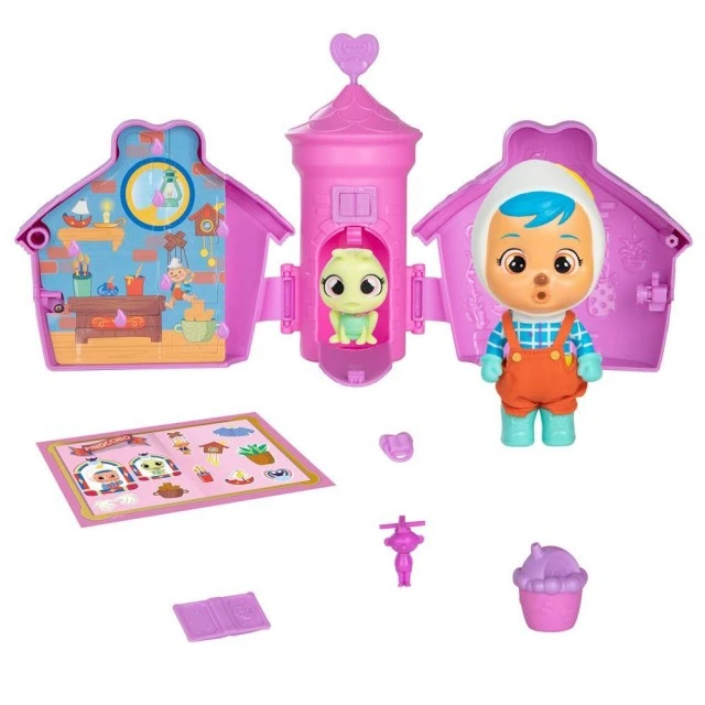 CRYBABIES MAGIC TEARS STORYLAND mini doll with tears in a house