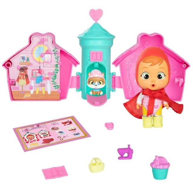 CRYBABIES MAGIC TEARS STORYLAND mini doll with tears in a house