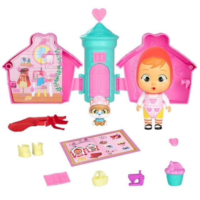 CRYBABIES MAGIC TEARS STORYLAND mini doll with tears in a house