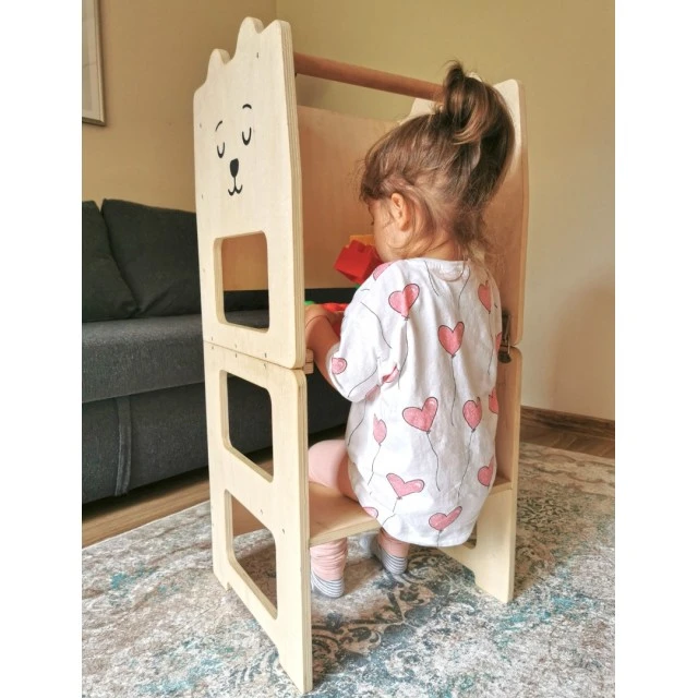 Помощна монтесори кула 3 в 1