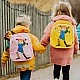 Детска раница Пипи Дългото чорапче, жълта