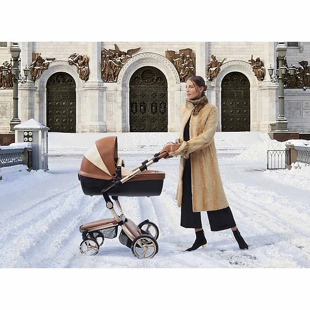 Комбинирана бебешка количка Mima Xari 2в1  - Moscow camel Limited