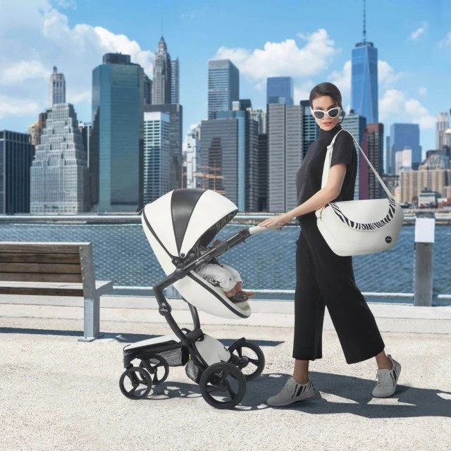 Комбинирана бебешка количка Mima Xari 2в1  - New York zebra Limited