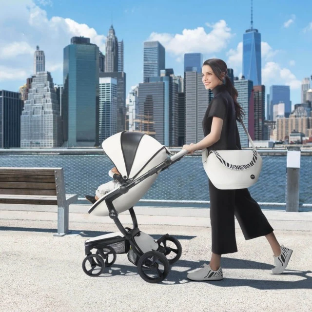 Комбинирана бебешка количка Mima Xari 2в1  - New York zebra Limited