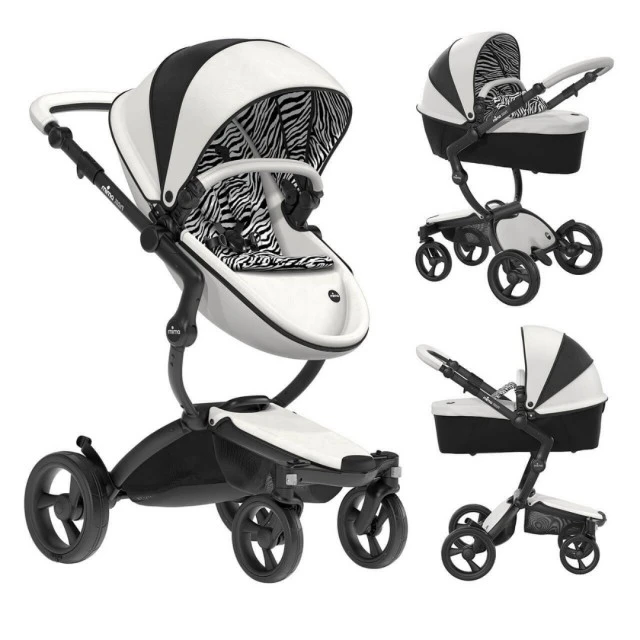 Комбинирана бебешка количка Mima Xari 2в1  - New York zebra Limited