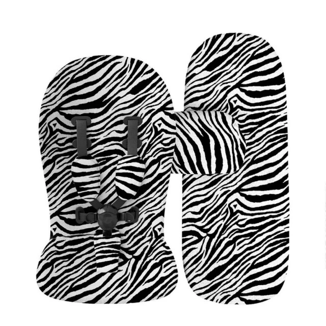 Комбинирана бебешка количка Mima Xari 2в1  - New York zebra Limited