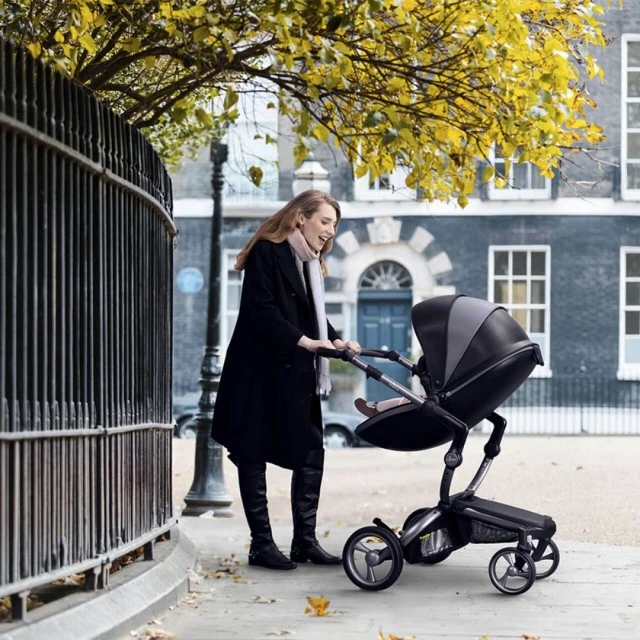 Комбинирана бебешка количка Mima Xari 2в1  - London black Limited