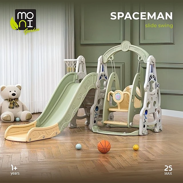 Spaceman swing and slide